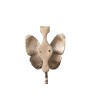 Cast Iron Butterfly Door Knocker, Antique Gold Finish, Garden Style