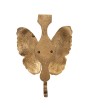 Cast Iron Butterfly Door Knocker, Antique Gold Finish, Garden Style