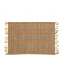 Natural Bamboo Placemat with Stripes & Fringe – Eco-Friendly & Stylish