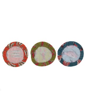 Reusable Cotton Food Cover Set – 3 Sea Life Patterns, Eco-Friendly