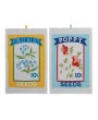Cotton Printed Tea Towels – Set of 2 w/ Vintage Seed Packet Design