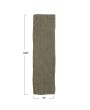 Stonewashed Linen Table Runner – Olive, 108"L x 14"W
