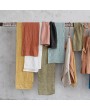 Stonewashed Linen Table Runner – Olive, 108"L x 14"W