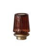 Recycled Glass & Metal LED Table Lamp Touch Sensor