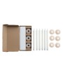 Flameless LED Taper Candles w/ Holder in Box, Set of 6