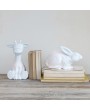 Stoneware Giraffe Shaped Lamp with Cut-Outs and Inline Switch