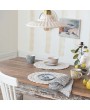 Stoneware Pleated Pendant Lamp with Antique Brass Finish