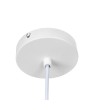 Bamboo Fan Pendant Lamp with 6-Foot Cord in Natural Wood Finish