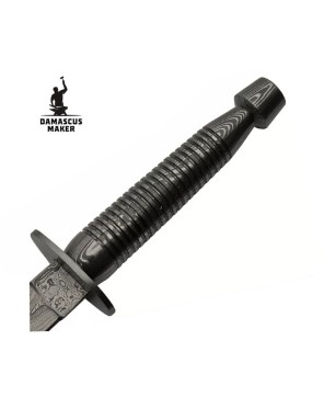 Damascus Steel Commando Dagger
