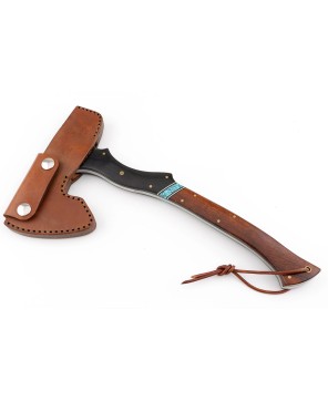 Banahogg Compact W2 Steel Tactical Axe with Leather Sheath