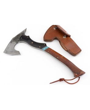 Banahogg Compact W2 Steel Tactical Axe with Leather Sheath