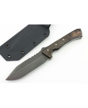 Mannfall Fixed Blade – Horn & 80CRV2 Steel