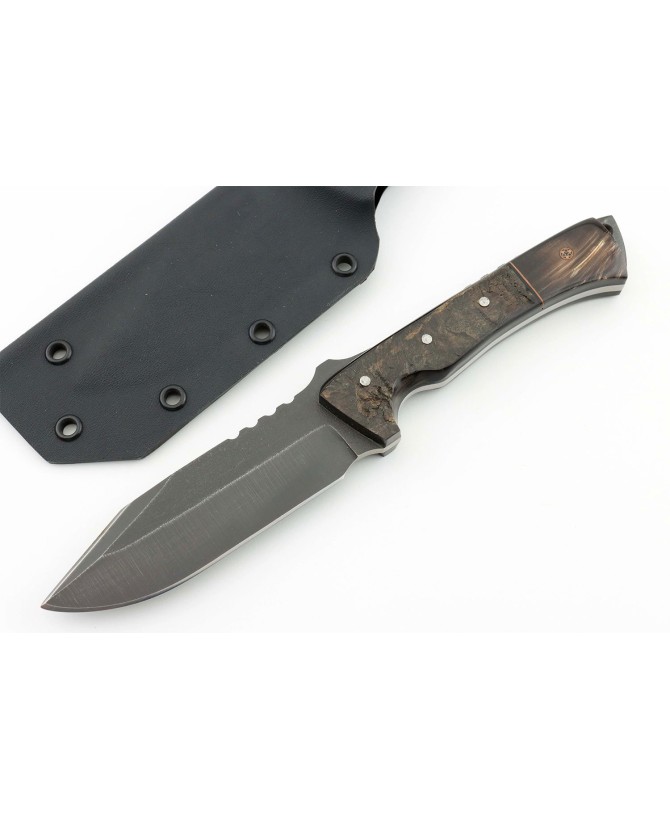 Mannfall Fixed Blade – Horn & 80CRV2 Steel