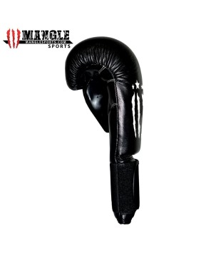 MMA Padded Boxing Gloves - Black/White