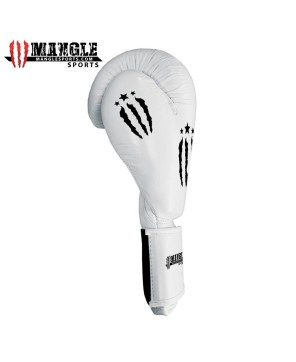 MMA Padded Boxing Gloves - Black/White