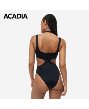 Acadia® High-Leg Cut-Out Swimsuit - Sleek and Stylish Swimwear