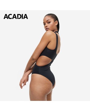 Acadia® High-Leg Cut-Out Swimsuit - Sleek and Stylish Swimwear