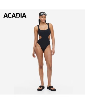 Acadia® High-Leg Cut-Out Swimsuit - Sleek and Stylish Swimwear