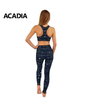 Acadia® To The Moon & Back Lucy Navy Blue Leggings Yoga Pants - Women