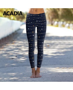 Acadia® To The Moon & Back Lucy Navy Blue Leggings Yoga Pants - Women