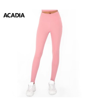 Acadia® Dusty Pink Cassi Mesh Pockets Workout Leggings - Women