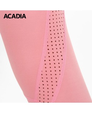 Acadia® Dusty Pink Cassi Mesh Pockets Workout Leggings - Women