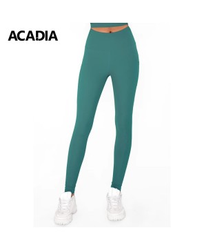 Acadia® Emerald Green Cassi Mesh Pockets Workout Leggings Yoga Pants for Women