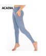 Acadia® Sky Blue Cassi Mesh Pockets Workout Leggings - Women