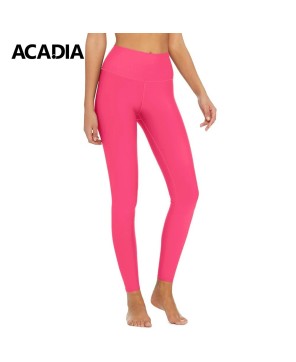 Acadia® Neon Pink Lucy Bright Performance Leggings - Women's Yoga Pants