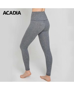 Acadia® Heather Steel Grey Lucy Performance Leggings - Women's Activewear