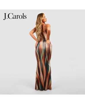 J.Carols® Tie Dye Drape Maxi Dress: Effortless Style and Comfort