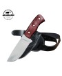Almazan® Custom Handmade Serbian Bushcraft and Camping 2 pcs Knife Set with Leather Sheaths