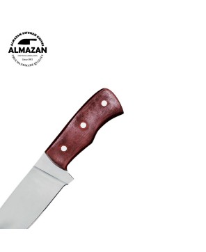 Almazan® Custom Handmade Serbian Bushcraft and Camping 2 pcs Knife Set with Leather Sheaths