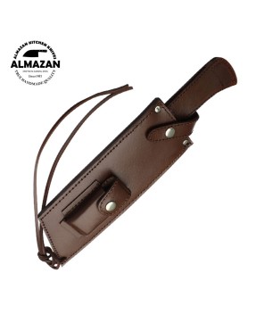 Almazan® Handmade Serbian Bushcraft and Camping Knife Set with Leather Sheaths