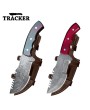 Tracker® Damascus Steel Knife Set with Micarta Handle