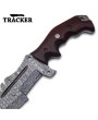 Tracker® Damascus Steel Knives Set with Leather Sheath