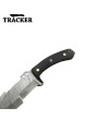 Tracker® Damascus Steel Knives Set with Leather Sheath