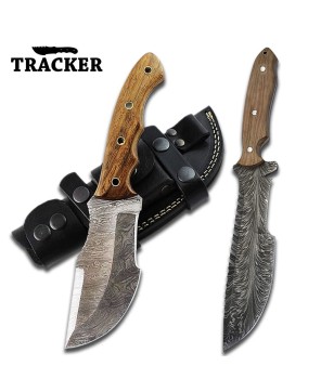 Tracker® Damascus Steel Outdoor Knife Set