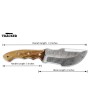 Tracker® Damascus Steel Outdoor Knife Set