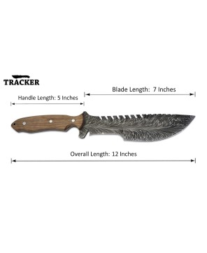 Tracker® Damascus Steel Outdoor Knife Set