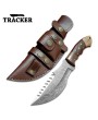 Tracker® Handmade Damascus Steel Tracker Knife 2 Pcs Set