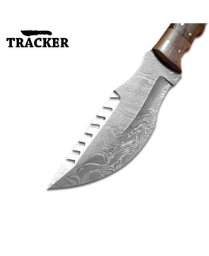 Tracker® Handmade Damascus Steel Tracker Knife 2 Pcs Set