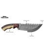 Tracker® Handmade Damascus Steel Tracker Knife 2 Pcs Set