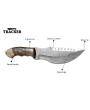 Tracker® Handmade Damascus Steel Tracker Knife 2 Pcs Set