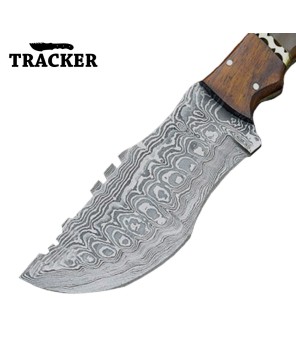 Tracker® Hand Forged Best Damascus Steel Tracker 2 Pcs Knife Set