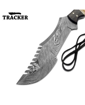 Tracker® Custom Handmade Damascus Steel Tracker Knives