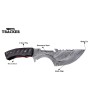 Tracker® Custom Handmade Damascus Steel Tracker Knives