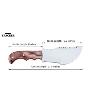 Tracker® Handmade Stainless Steel Tracker Knife Set - 2 Pcs