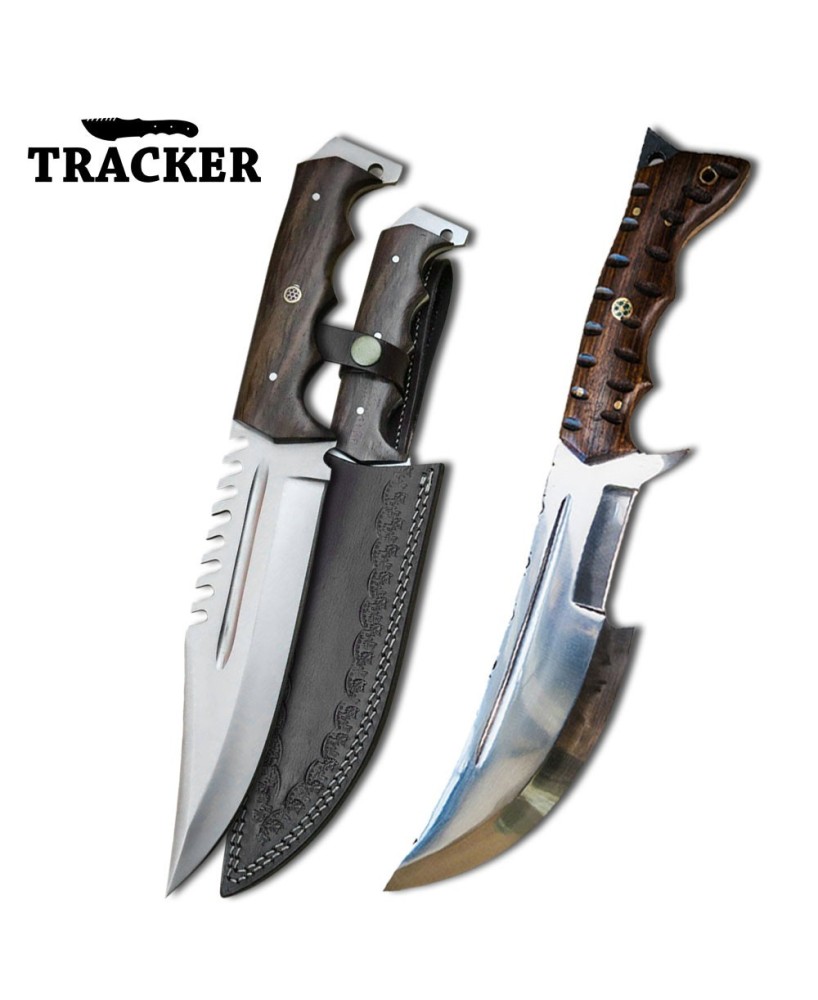 Tracker® Handmade Stainless Steel Tracker 2 Pcs Knife Set