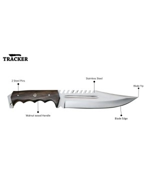 Tracker® Handmade Stainless Steel Tracker 2 Pcs Knife Set